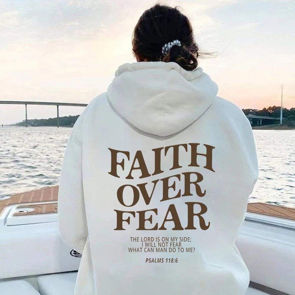 “Faith Over Fear” Hoodie – Unisex Streetwear