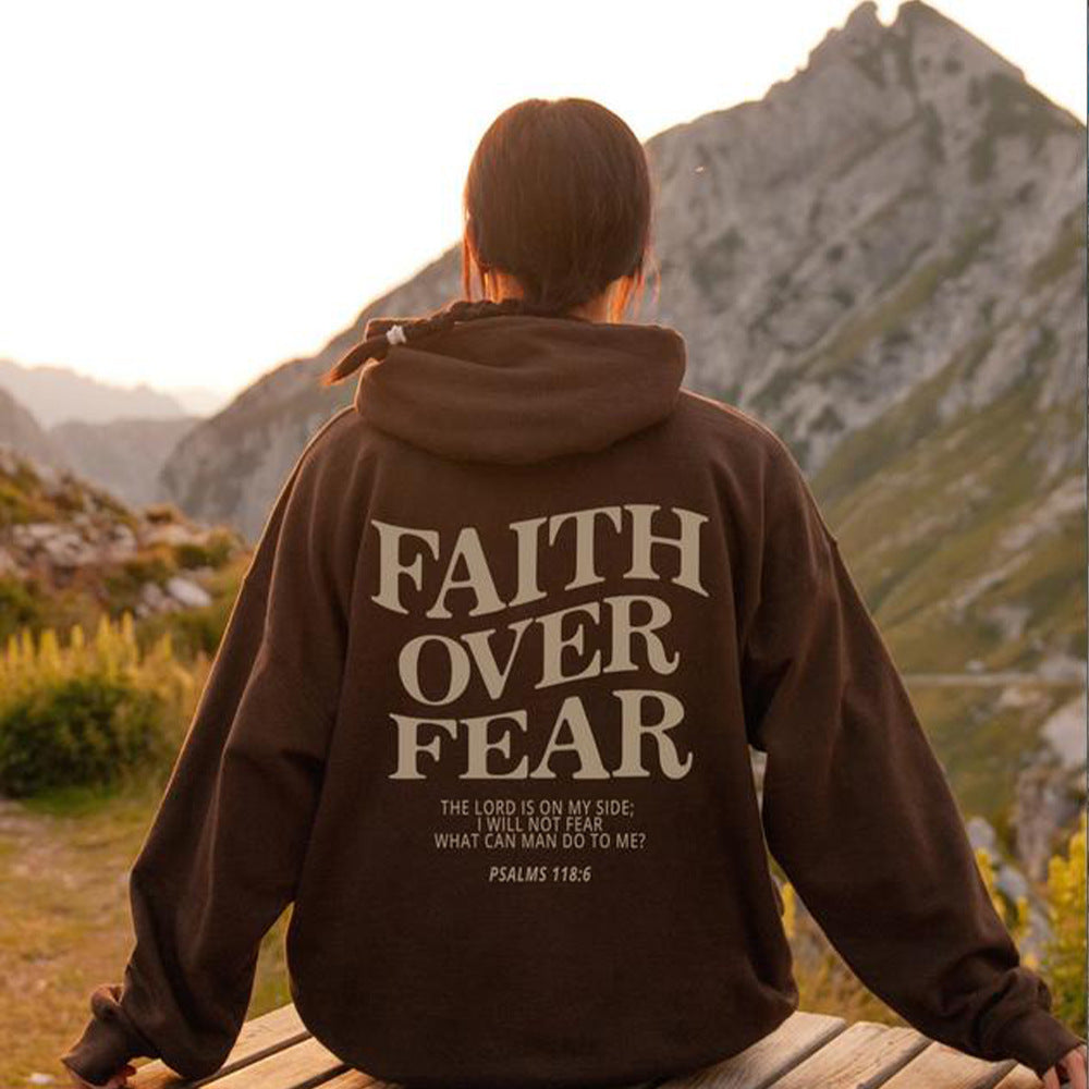 “Faith Over Fear” Hoodie – Unisex Streetwear
