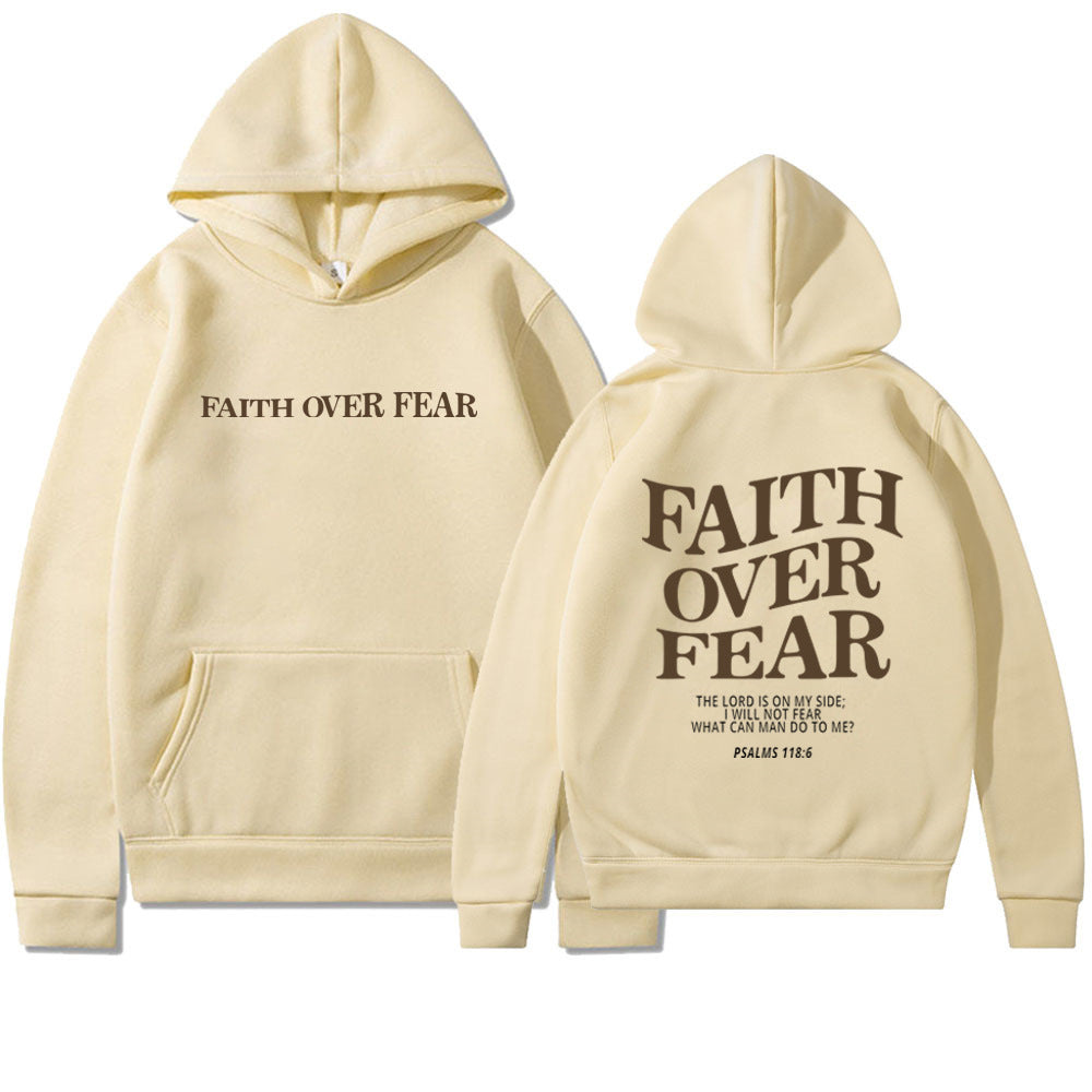 “Faith Over Fear” Hoodie – Unisex Streetwear