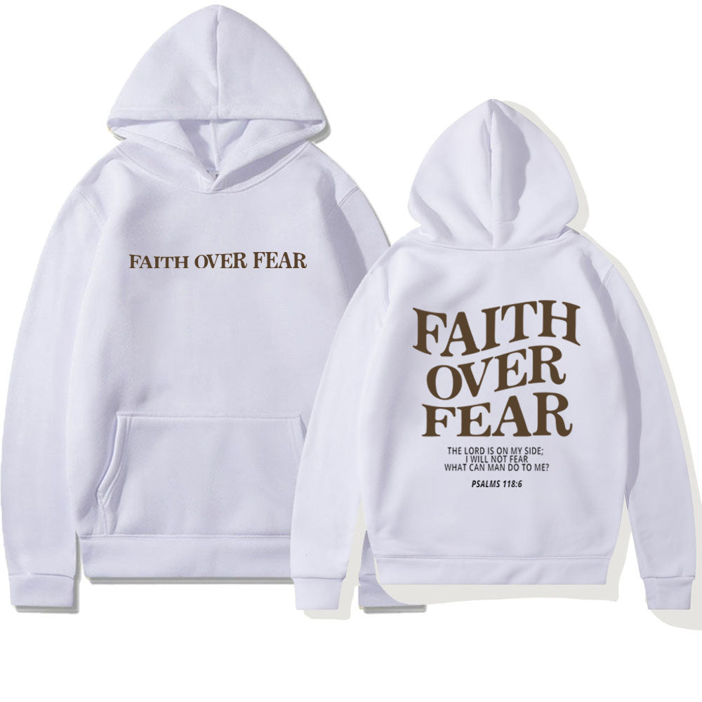 “Faith Over Fear” Hoodie – Unisex Streetwear